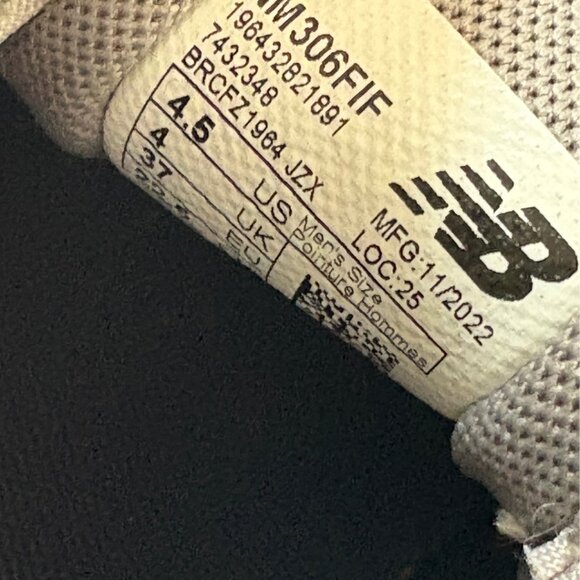 New Balance NM306 Shoe - FIF (Foy Grey/Teal) - Picture 4 of 6